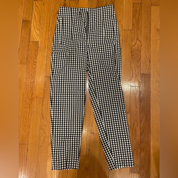 Zara Black and White Checkered Pants - Picture 1 of 3